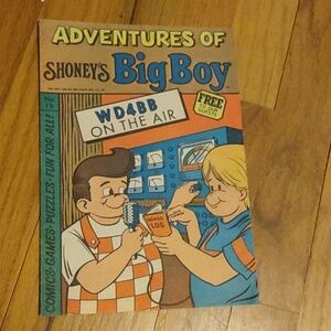 Adventures Of Shoney's Big Boy Comic Book with Illustrations No. 19 1978